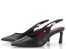 Tamaris lodičky s volnou patou black leather 1-29612-47