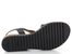 Gabor sandály na klínu schwarz 82.751.27