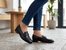 Tamaris mokasíny Black Leather 1-24213-41