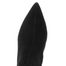 Tamaris elegantní kožený kotník na podpatku black 1-25358-45