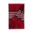 Fraas široký kašminkový šál s károvaným vzorem true red 625030-361