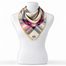 Fraas hedvábný šátek s károvaným vzorem honest white 612008-021