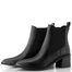 Tamaris chelsea kotník na podpatku black leather 1-25301-45