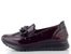 Rieker lakované mokasíny bordeaux/black 49051-35