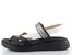 Wonders sandály na suchý zip negro/plomo/off C-6552