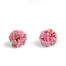 Náušnice rokajl puzeta růžové
