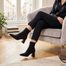 Tamaris elegantní kotník na podpatku black 1-25328-47