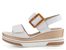 Remonte sandály na platformě s klínkem bílé D1P50-80