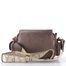 Hispanitas metalická crossbody kabelka s klopou topo BI254143