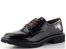 Tamaris lakované polobotky na hrubé podešvi black 1-23649-47