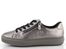 Rieker metalické kožené tenisky so zipsom titan/altsilber L59L1-90