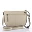 Dámská oblá kožená kabelka Off White LG 199