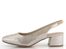 Caprice lodičky s volnou patou Taupe Metallic 9-29500-42