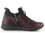 Remonte šnurovacia nízka členková obuv vínová Cerise/Schwarz D5977-35