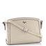 Dámská menší kožená kabelka off-white LG003/K