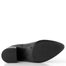 Tamaris chelsea kotník na podpatku black leather 1-25301-45