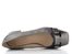 Caprice metalické baleríny Dark Grey se sponou 9-22101-45-289
