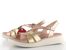 Wonders metalické sandály Rame/Platino/Rame C-6530