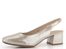 Caprice lodičky s volnou patou Taupe Metallic 9-29500-42