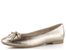 Tamaris baleríny s mašličkou Light Gold 1-22105-44
