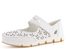 Rieker bílé sportovnější baleríny s páskem 49977-80