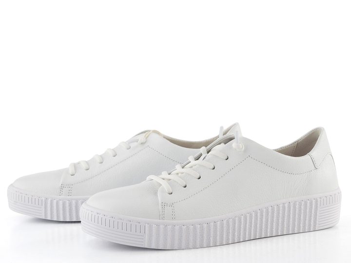 Gabor kožené bílé polobotky 83.331.21