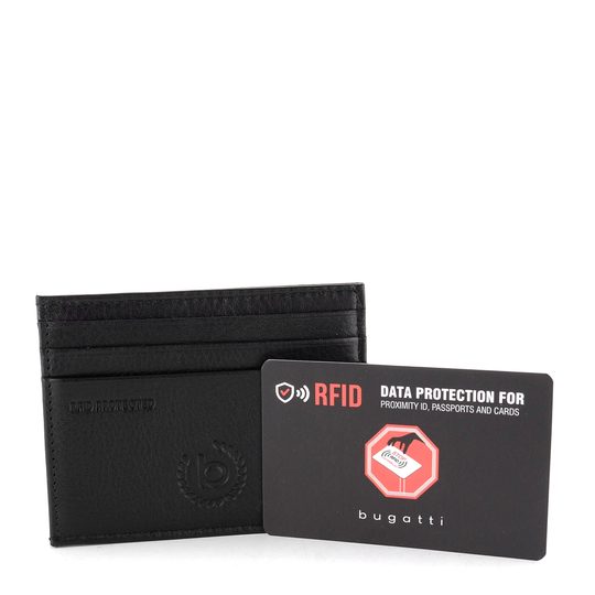 Bugatti vreckové puzdro na karty čierne 49118201