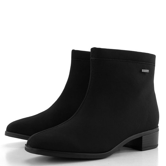 Ara dámska širšia členková obuv na podpätku Graz Black 12-31808-61