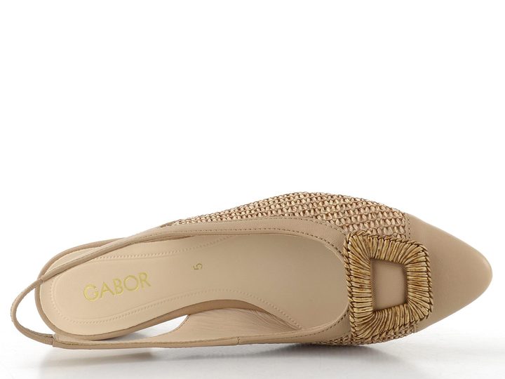 Gabor lodičky s volnou patou sand 81.526.44