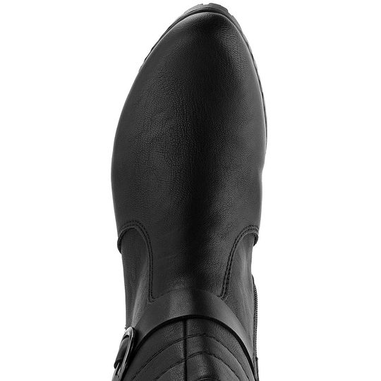 Rieker kotník na podpatku černý Y1753-00