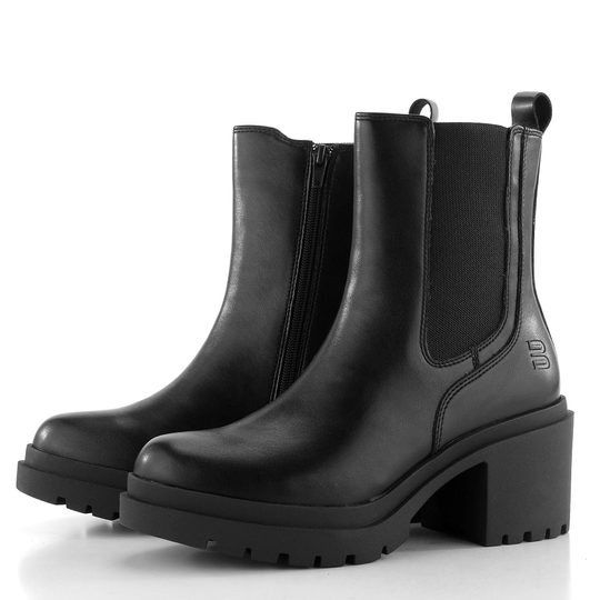 Bagatt kotník na podpatku černý D35-AMH30-5900