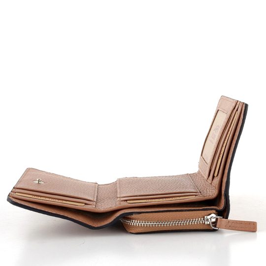 Dámská kožená peněženka se zipovou kapsou Peach BLC/5616/1022