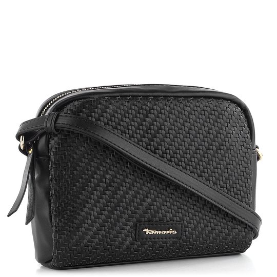 Tamaris malá crossbody kabelka so vzorom Leila Black 32140