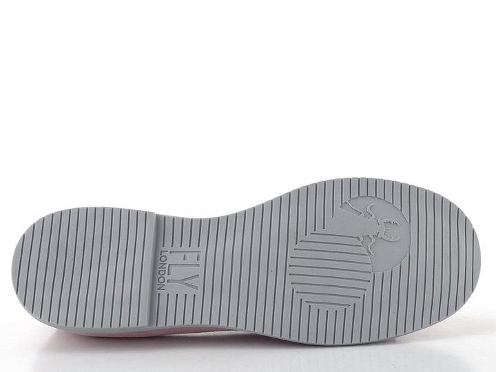 Fly London semišové baleríny pale pink P145414002