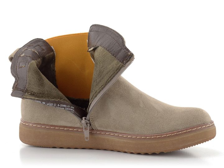 Jana šedý kotník Stone/Saffron 8-8-25480-27 268