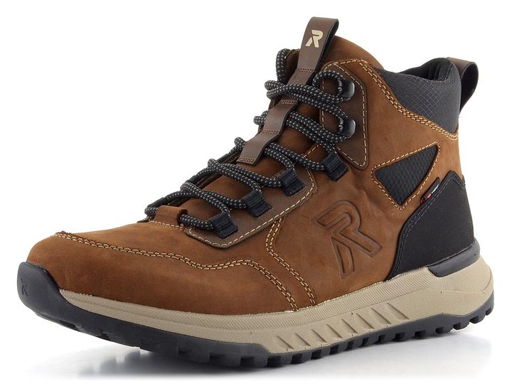 Rieker Revolution pánska členková obuv s membránou hnedá U0172-22