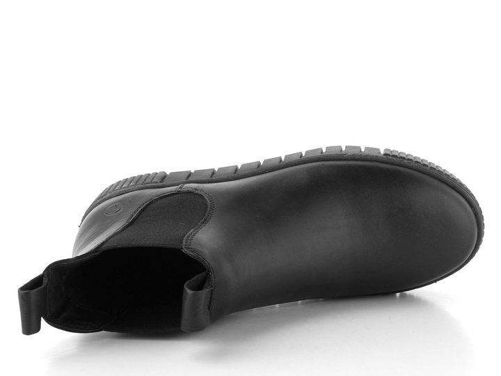 Tamaris chelsea kotník black leather 1-25403-43