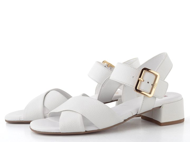 Högl luxusní sandály na podpatku creme 9-102623-1200