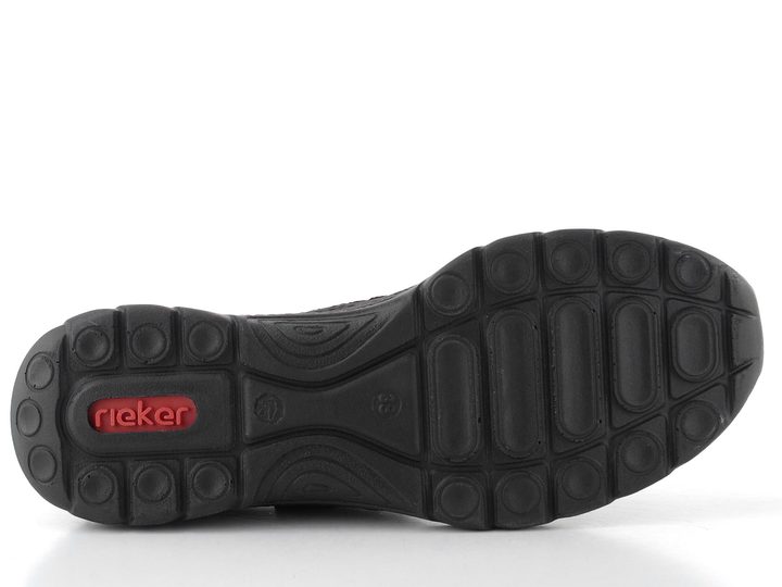 Rieker sportovnější baleríny s páskem černé N4299-00