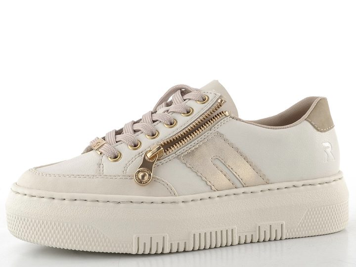 Rieker Sport tenisky na platforme béžové M1912-80