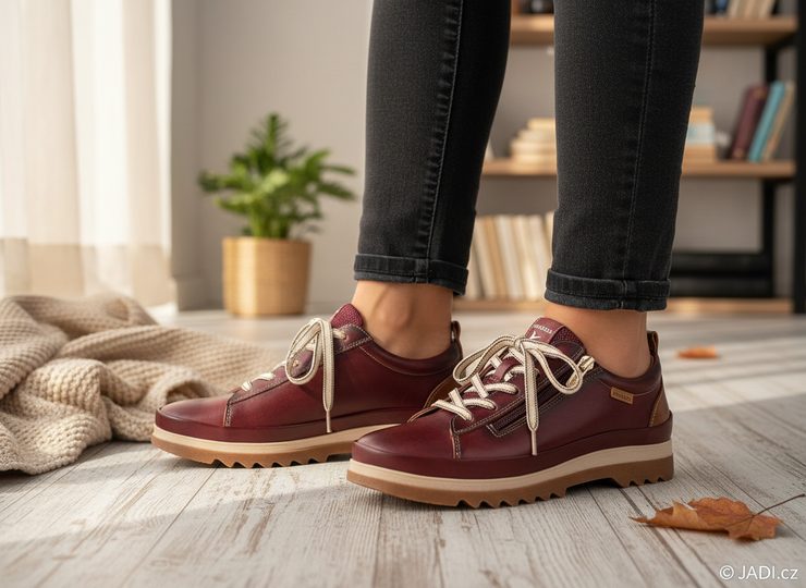 Pikolinos šněrovací polobotky se zipem Vigo Arcilla W3W-6979