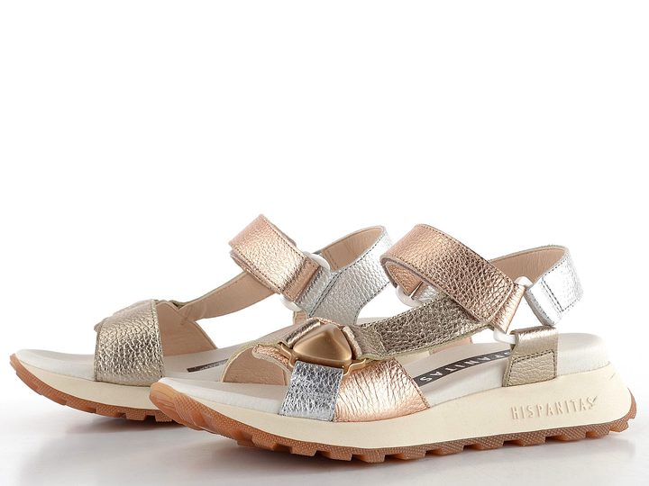 Hispanitas sandály na platformě Maui Silver/Cava CHV253896