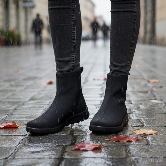 Ara širší textilní kotník s membránou Toronto Schwarz 12-40412-01