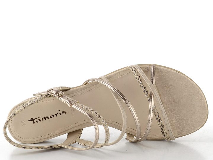 Tamaris páskové sandály nude combi 1-28103-42