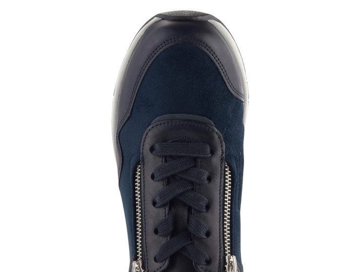 Gabor široké tenisky so zipsami tmavo modré 46.308.66