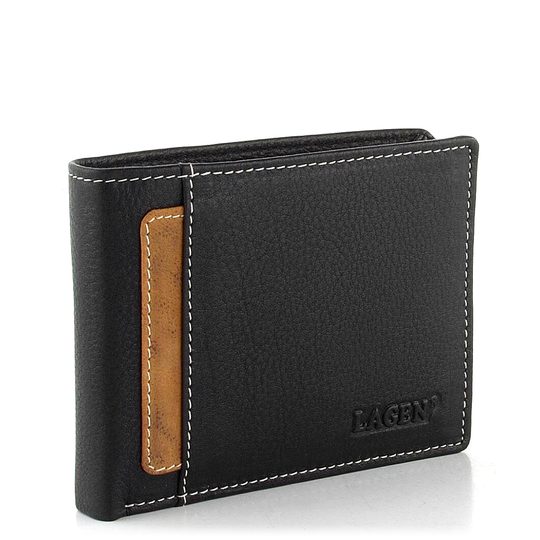 Lagen pánská peněženka černá 25070222