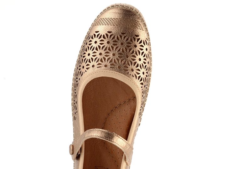 Pikolinos propalované baleríny s páskem Aguilas Champagne W6T-2594CLC1