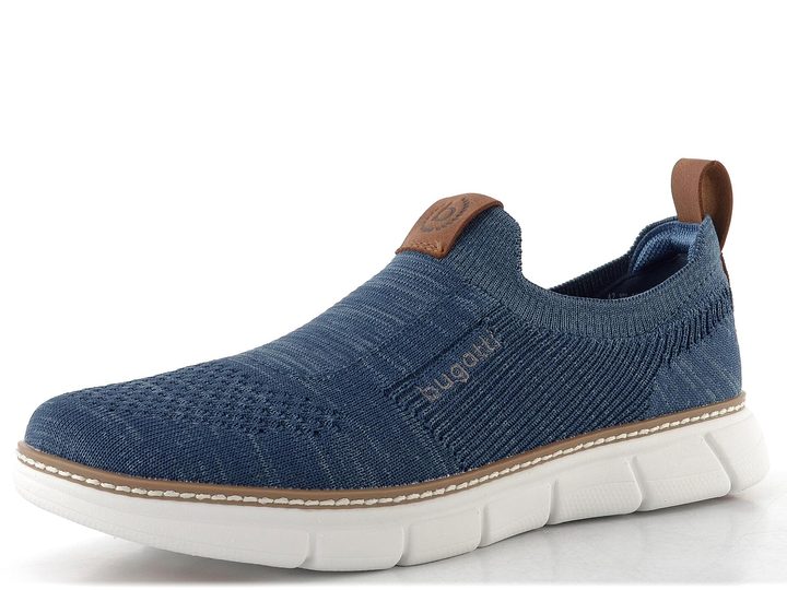 Bugatti pánské mokasíny modré 321-ASR62-6900