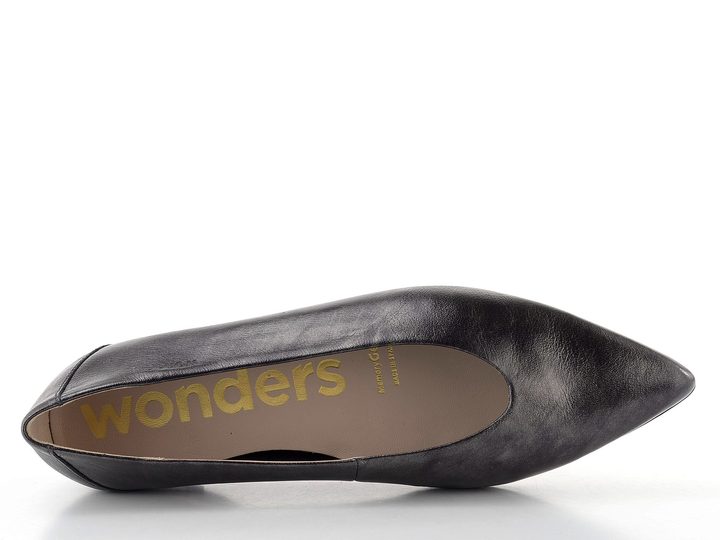 Wonders metalické baleríny plomo  A-3802