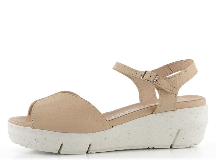 Wonders sandály na platformě Natural D-8272